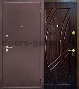 Порошковая дверь: Порошковое напыление и МДФ (ПВХ-6)