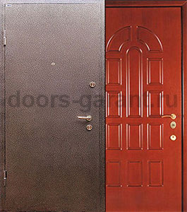 Порошковая дверь: Порошковое напыление и МДФ (ПВХ-10)